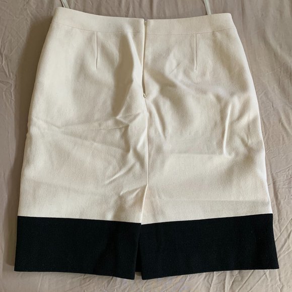 J. Crew Beige and Black Wool skirt - Picture 2 of 4